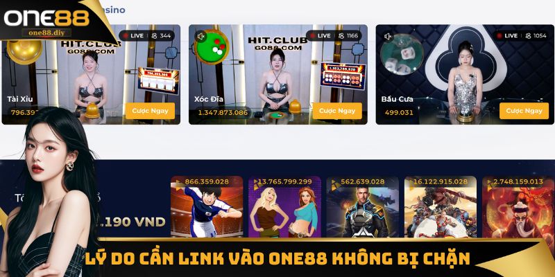 Lý do cần link vào One88 không bị chặn mới nhất